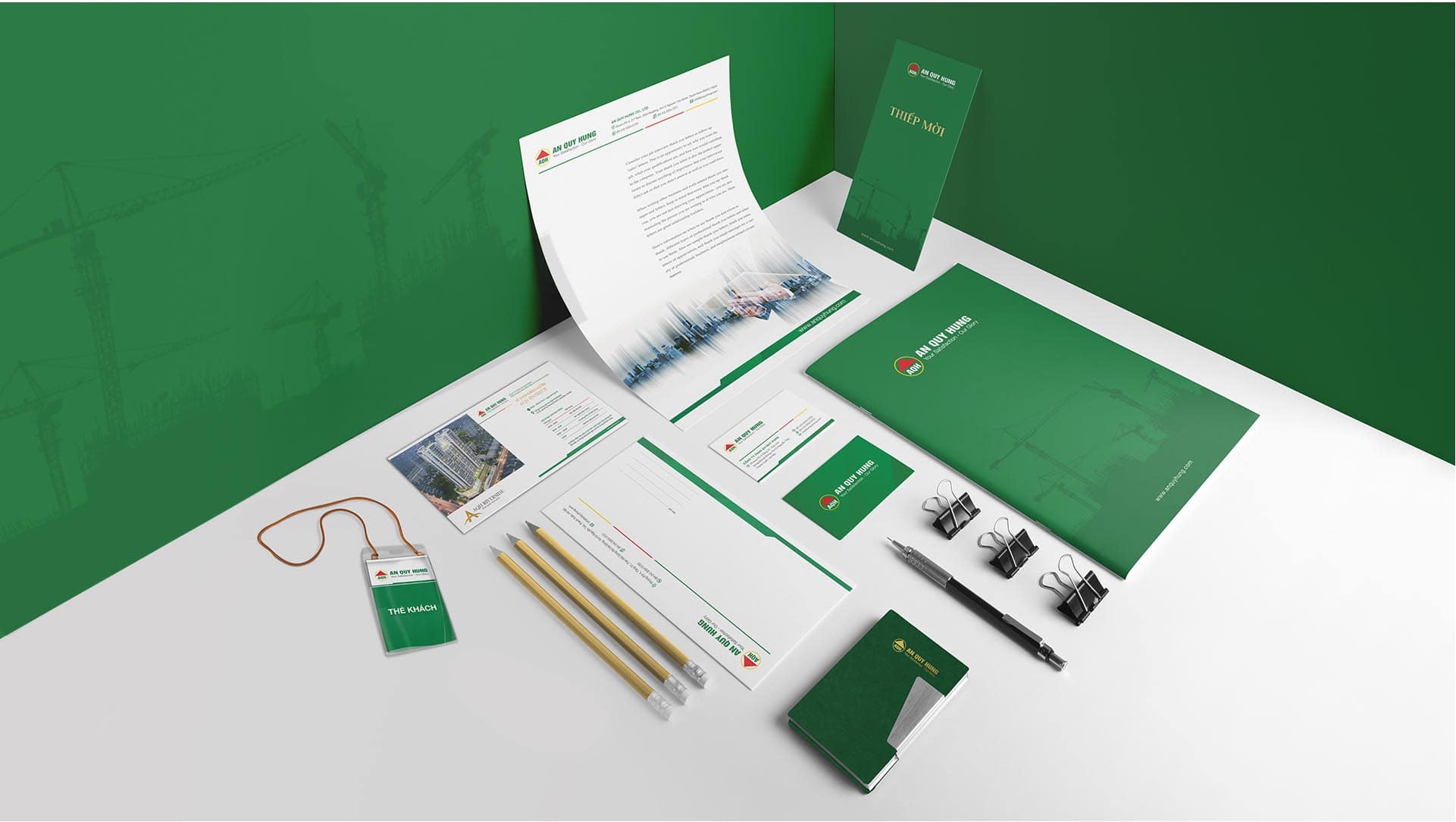 AN QUÝ HƯNG - Thiết kế logo và bộ nhận diện thương hiệu AN QUÝ HƯNG